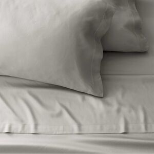 West Elm Tencel King Sheet Set Frost Grey